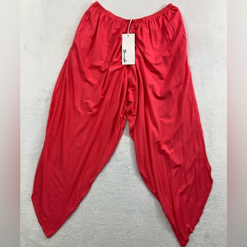 NEW‎ Yana K One Size Jasmine Pants Pink Fuschia